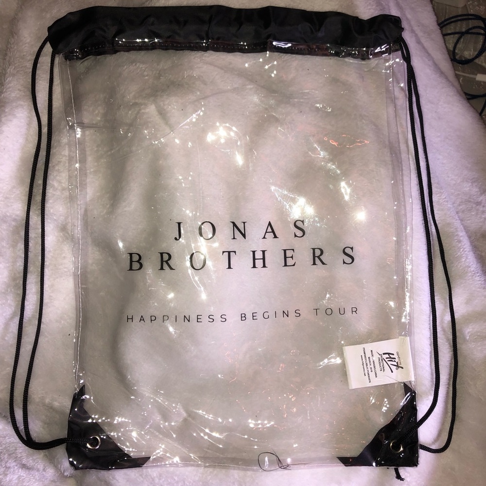Jonas Brothers drawstring bag